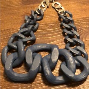 Anthropologie huge wooden statement necklace